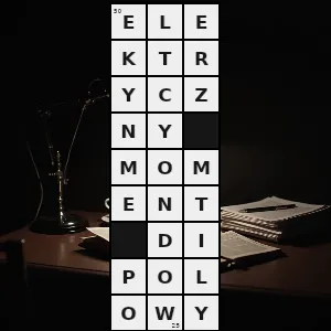 Rozwiązanie krzyżówki: wektorowa wielkość fizyczna charakteryzująca dipol elektryczny - elektryczny moment dipolowy | hasła, synonimy i podpowiedzi Hasło krzyżówkowe wektorowa wielkość fizyczna charakteryzująca dipol elektryczny - elektryczny moment dipolowy – rozwiązanie, synonimy, podpowiedzi i definicje krzyżówkowe